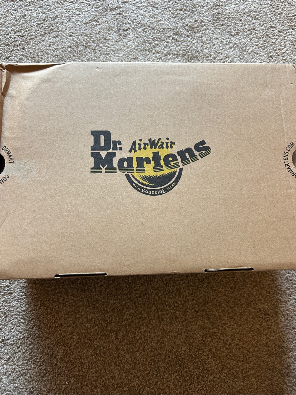 Dr. Martens Black Floral Lace-Up Combat Boots - Picture 8 of 8